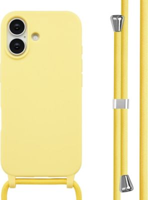 Coque avec cordon IMOSHION pour Apple iPhone 17 - Jaune