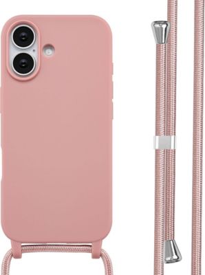 Coque avec cordon IMOSHION pour Apple iPhone 17 - Sand Pink