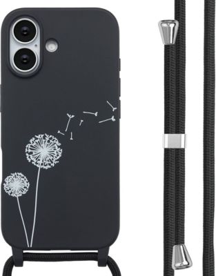 Coque avec cordon IMOSHION pour Apple iPhone 17 - Dandelion Black
