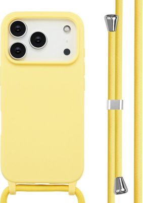Coque avec cordon IMOSHION pour Apple iPhone 17 Pro - Jaune