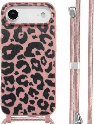 Coque avec cordon IMOSHION pour Apple iPhone Air - Animal Pink