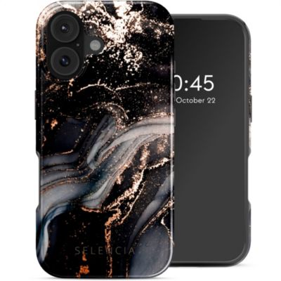 Coque SELENCIA pour Apple iPhone 17 - Chic Marble Black