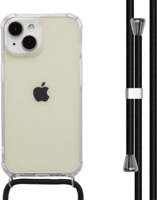 Coque avec cordon IMOSHION pour Apple iPhone 15 - Noir Coque avec cordon IMOSHION pour Apple iPhone 15 - Noir