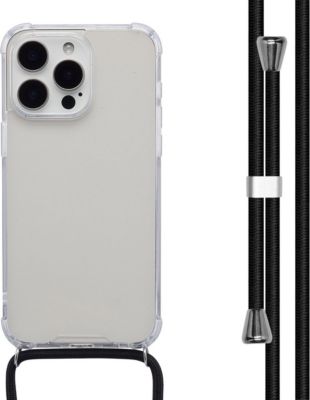 Coque avec cordon IMOSHION pour Apple iPhone 15 Pro Max - Noir