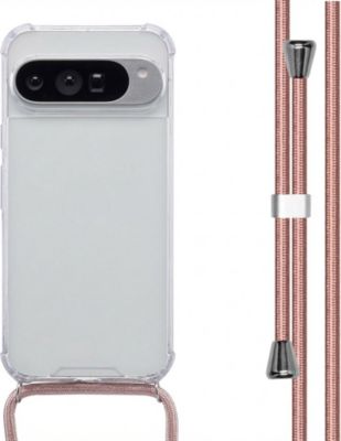 Coque avec cordon IMOSHION pour Google Pixel 10 Pro XL - Rose Doré