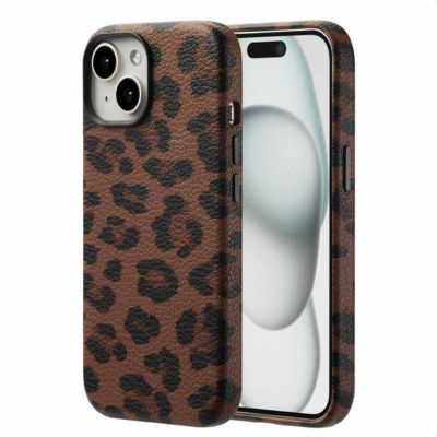 Coque SELENCIA pour Apple iPhone 15 - Mocha Brown