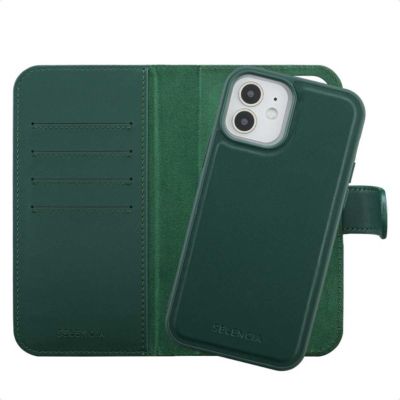 Coque étui SELENCIA pour Apple iPhone 12 (Pro) - Vert