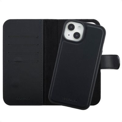 Coque étui SELENCIA pour Apple iPhone 14 / 13 - Noir