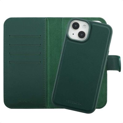 Coque étui SELENCIA pour Apple iPhone 14 / 13 - Vert