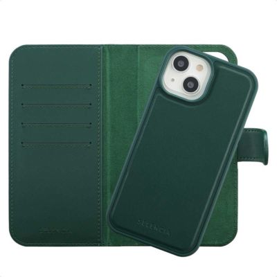 Coque étui SELENCIA pour Apple iPhone 15 - Vert