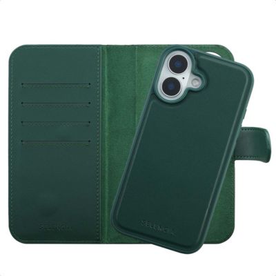 Coque étui SELENCIA pour Apple iPhone 16 - Vert
