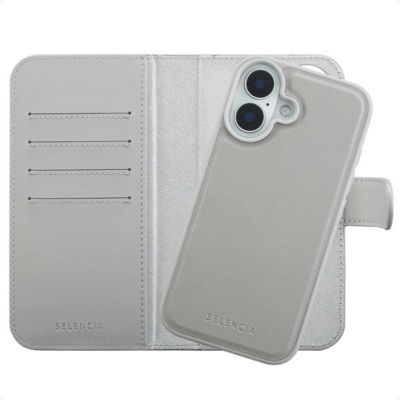 Coque étui SELENCIA pour Apple iPhone 16 - Gris