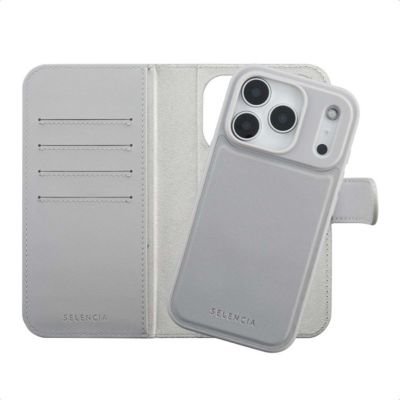 Coque étui SELENCIA pour Apple iPhone 17 Pro - Gris
