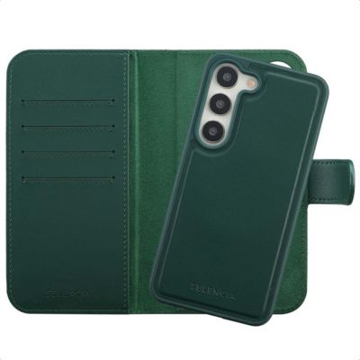 Coque étui SELENCIA pour Samsung Galaxy S23 - Vert