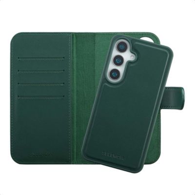 Coque étui SELENCIA pour Samsung Galaxy S25 / S24 - Vert