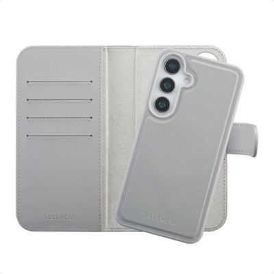 Coque étui SELENCIA pour Samsung Galaxy S25 / S24 - Gris