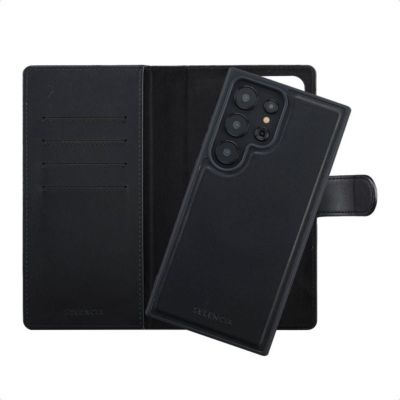 Coque étui SELENCIA pour Samsung Galaxy S24 Ultra - Noir