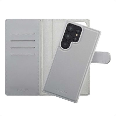 Coque étui SELENCIA pour Samsung Galaxy S24 Ultra - Gris