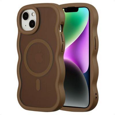Coque SELENCIA pour Apple iPhone 14 / 13 - Mocha Brown