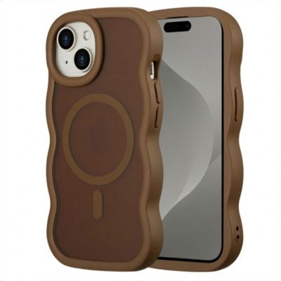 Coque SELENCIA pour Apple iPhone 15 - Mocha Brown