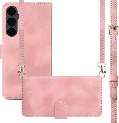 Etui avec cordon IMOSHION pour Samsung Galaxy S25 FE - Rose