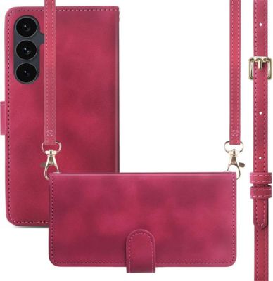 Etui avec cordon IMOSHION pour Samsung Galaxy S25 FE - Rouge