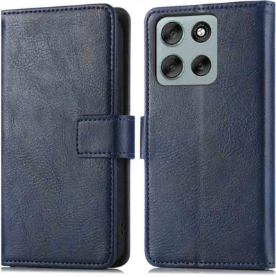 Coque étui IMOSHION pour Motorola Moto G56 - Bleu foncé
