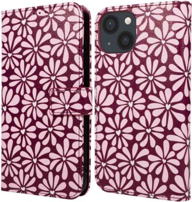 Coque étui IMOSHION pour Apple iPhone 15 - Bloom Love Blush Coque étui IMOSHION pour Apple iPhone 15 - Bloom Love Blush