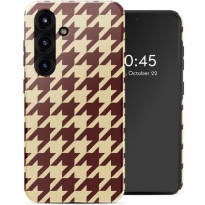 Coque SELENCIA pour Samsung Galaxy S25 - Pied-de-Poule