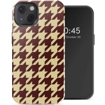 Coque SELENCIA pour Apple iPhone 13 - Pied-de-Poule Coque SELENCIA pour Apple iPhone 13 - Pied-de-Poule