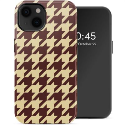 Coque SELENCIA pour Apple iPhone 14 - Pied-de-Poule