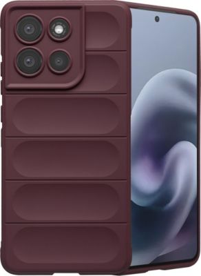 Coque IMOSHION pour Motorola Moto G86 - Aubergine