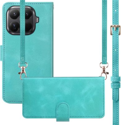 Etui avec cordon IMOSHION pour Xiaomi 15T Pro - Turquoise