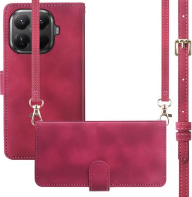 Etui avec cordon IMOSHION pour Xiaomi 15T Pro - Rouge