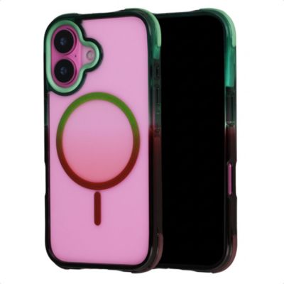 Coque SELENCIA pour Apple iPhone 16 - Vert / Brun