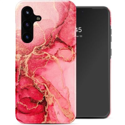 Coque SELENCIA pour Samsung Galaxy S25 FE - Rosy Marble Coque SELENCIA pour Samsung Galaxy S25 FE - Rosy Marble