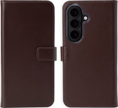 Coque étui SELENCIA pour Samsung Galaxy S26 - Marron