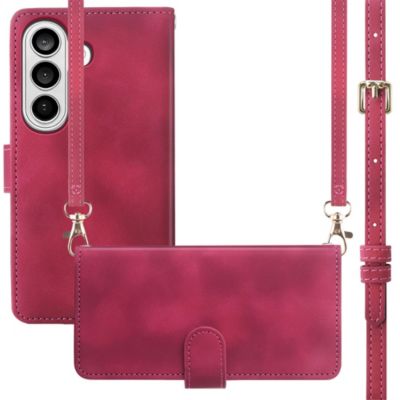 Etui avec cordon IMOSHION pour Samsung Galaxy S26 - Rouge