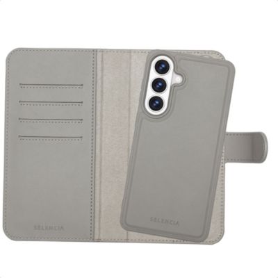 Coque étui SELENCIA pour Samsung Galaxy S26 Plus - Gris