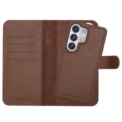 Coque étui SELENCIA pour Samsung Galaxy S26 Ultra - Marron