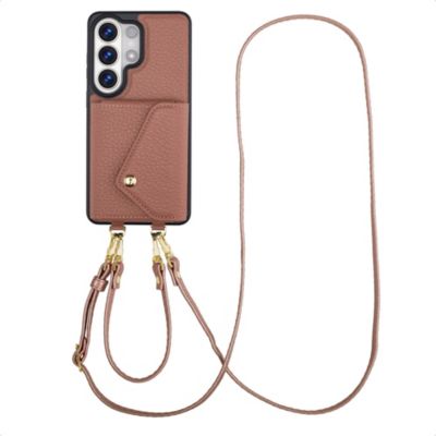 Coque avec cordon SELENCIA pour Samsung Galaxy S26 Ultra - Old Pink