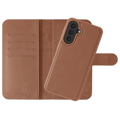 Coque étui SELENCIA pour Samsung Galaxy A57 (5G) - Marron