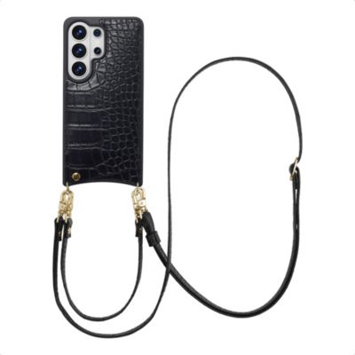 Coque avec cordon SELENCIA pour Samsung Galaxy S26 Ultra - Noir