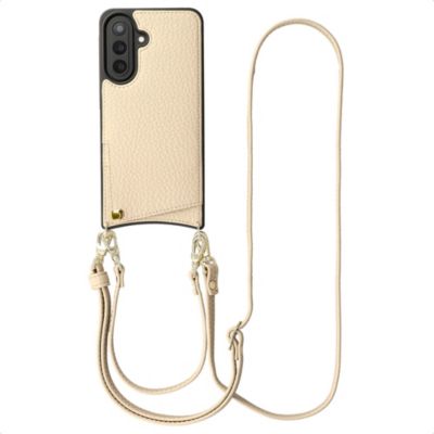 Coque avec cordon SELENCIA pour Samsung Galaxy A57 (5G) - Beige