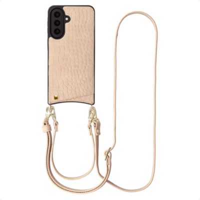 Coque avec cordon SELENCIA pour Samsung Galaxy A57 (5G) - Beige