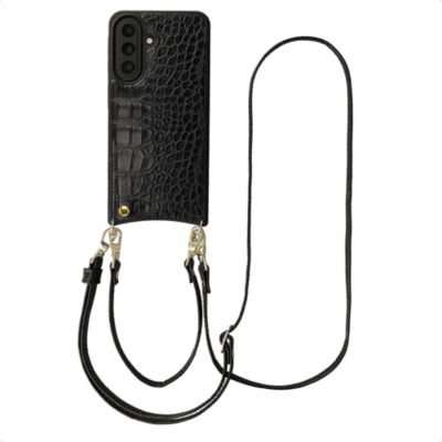 Coque avec cordon SELENCIA pour Samsung Galaxy A57 (5G) - Noir