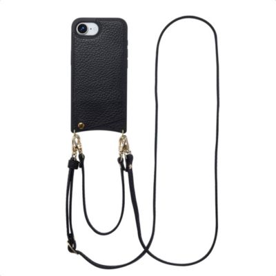 Coque avec cordon SELENCIA pour Apple iPhone 17e / 16e - Noir