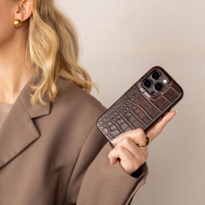 Coque SELENCIA pour Apple iPhone 17 Pro - Choco Brown