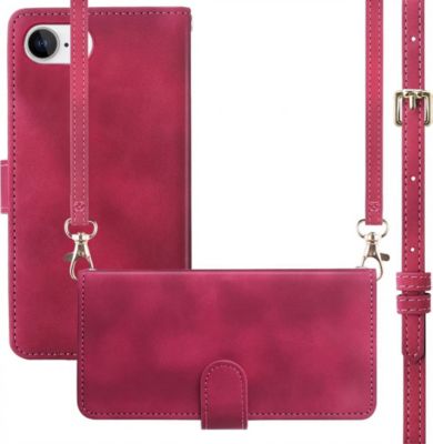 Etui avec cordon IMOSHION pour Apple iPhone 17e / 16e - Rouge