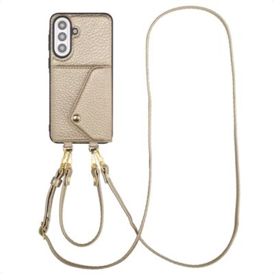 Coque avec cordon SELENCIA pour Samsung Galaxy A57 (5G) - Champagne